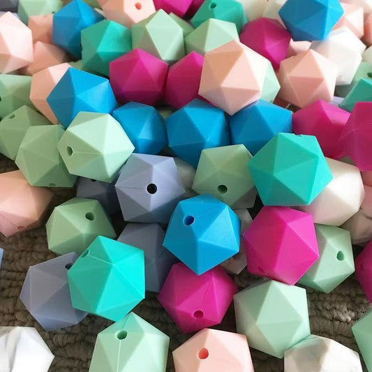 14mm Hexagon beads