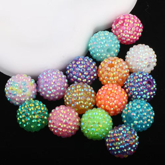 15mm Rhinestone Beads